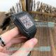 Replica Cartier Santos Men's Watch 45mm - Brown Dial Black Leather Strap (2)_th.jpg